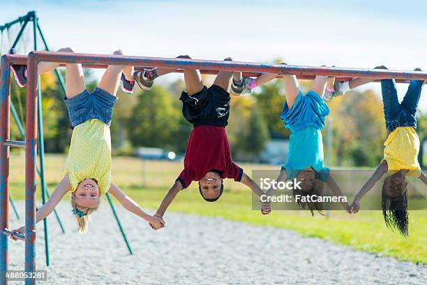 Recess Stock Photo - Download Image Now - Child, Outdoors, Playing