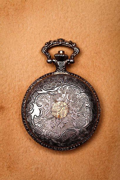 istock Beautiful artisan pocket watch 488053697
