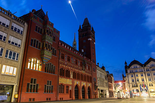 istock Basel Town Hall in Switzerland 488057638