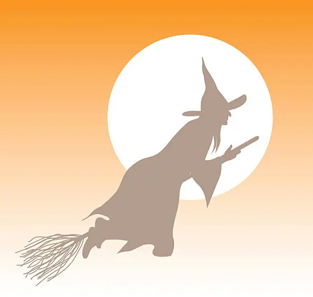 Vector illustration of Witch Icon