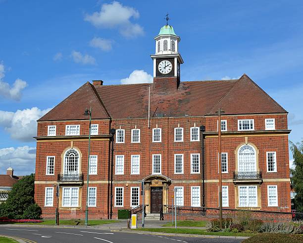 istock Letchworth townhall, Hertfordshire 488060268