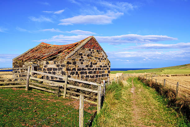 istock Derelict barn on Cleveland Way, North Yorkshire, England 488060982