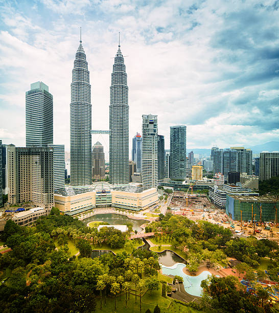 istock Kuala Lumpur skyline daytime featuring Petronas towers 488061554