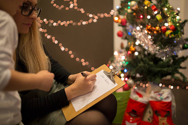 istock Writting letter to Santa 488062244