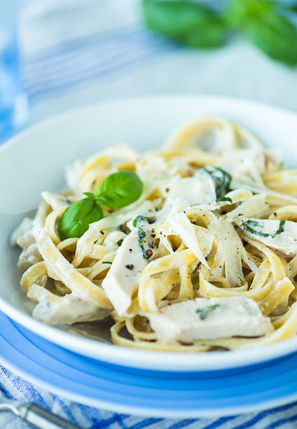 istock Chicken Fettucini Alfredo 488064814
