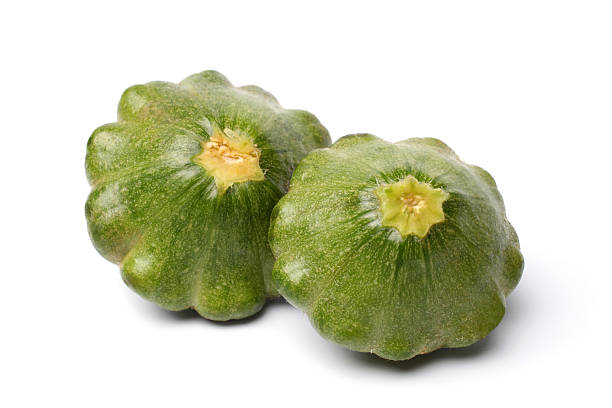 green pattypan dynie - pattypan squash zdjęcia i obrazy z banku zdjęć