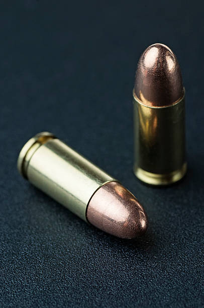 istock Pair of bullet cartridges 488078081