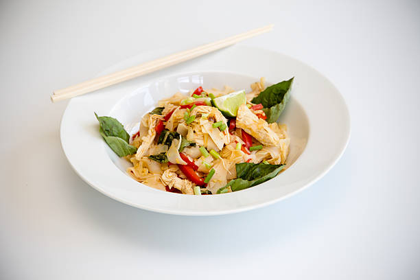istock Chicken Pad Kee Mao with Bell Pepper and Thai Basil 488079618