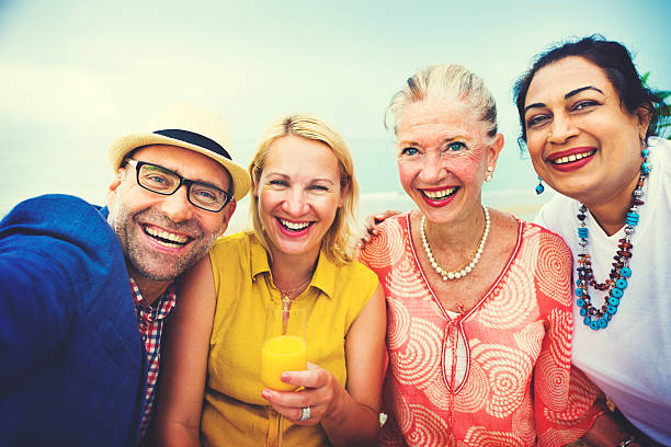 istock Diversity Friends Selfie Happiness Hanging out COncept 488081754