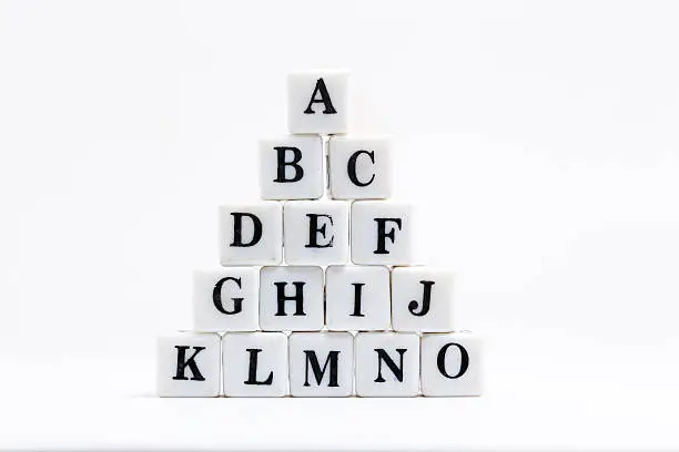 Photo of scrabble blocks of alphabets