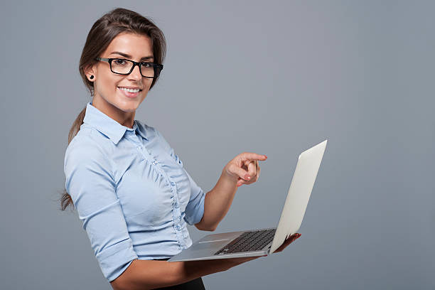 istock She's showing on modern laptop 488089494