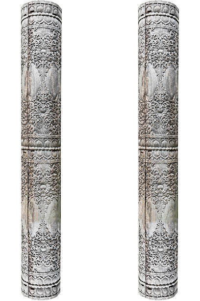 istock Carved wooden for ornamental gardens 488093896