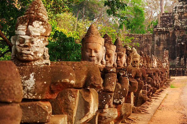istock Faces in Bayon Temple, Angkor Wat, Cambodia 488097467