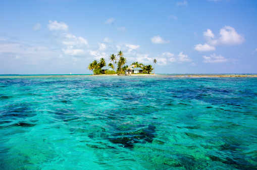 Caye Marine Reserve in the near of the southwater caye