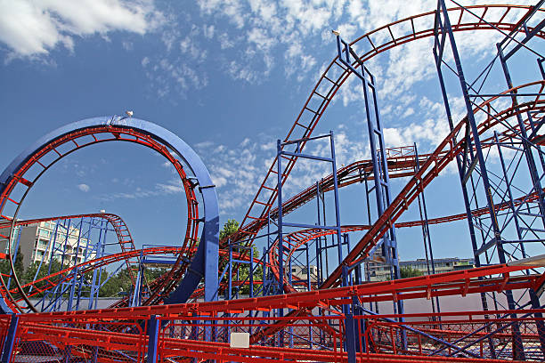 istock Fun park at Sunny beach, Bulgaria 488099071