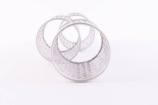 istock Old school metallic hair curlers 488099641