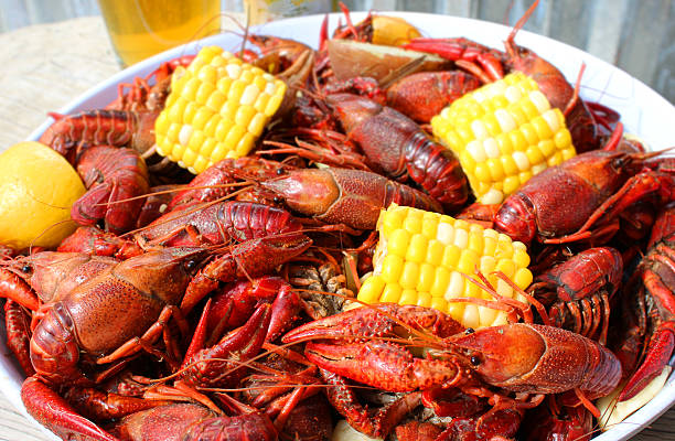 istock Close Up Photo of Crawfish Boil 488101183