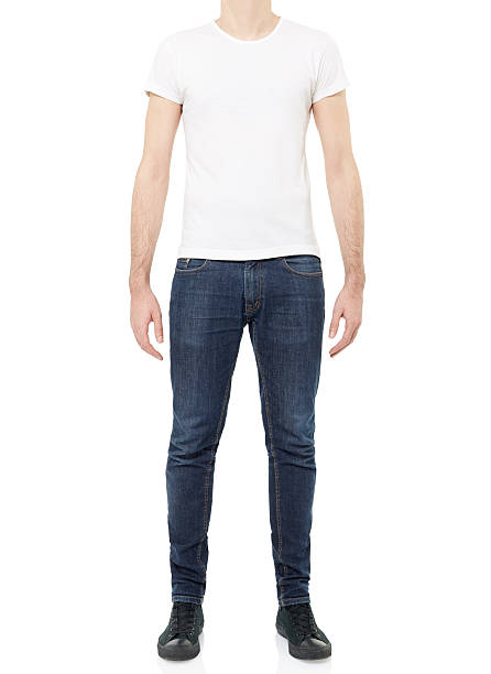istock Man wearing white t-shirt 488101193