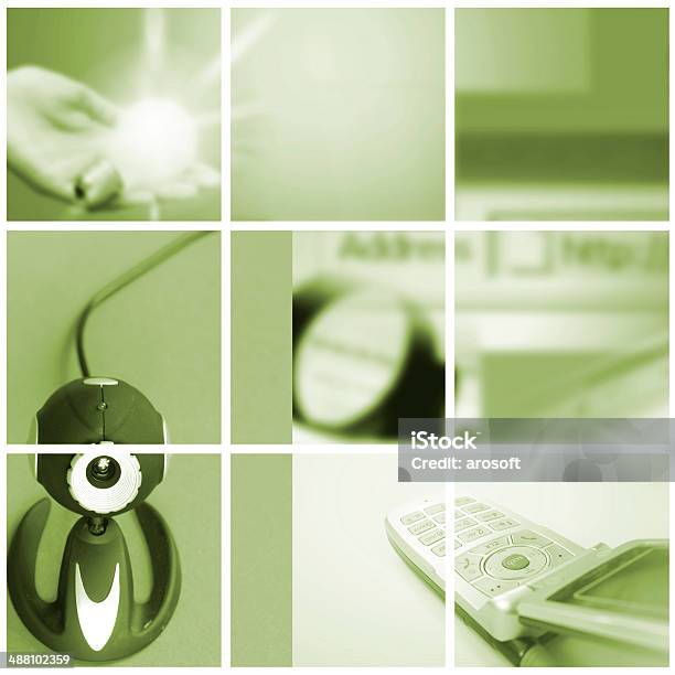 Colorful Communication Collage Stock Photo - Download Image Now - Business, Close-up, Collection