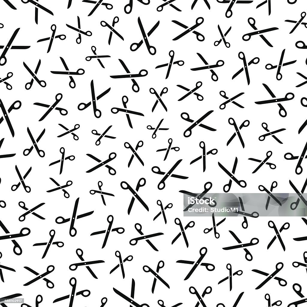 Scissors Funky Patterns Scissors Seamless Pattern Stock Illustration - Download Image Now ...