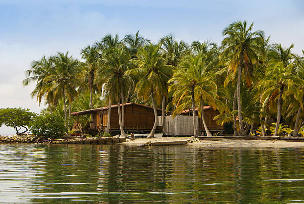 istock Tiny island in the caribbean. Colombia. 488103055