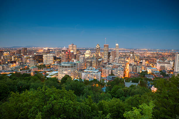 istock City skyline at night, Montreal, Canada 488104725