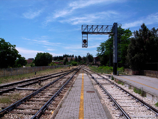 istock Railway station south italy 488107088