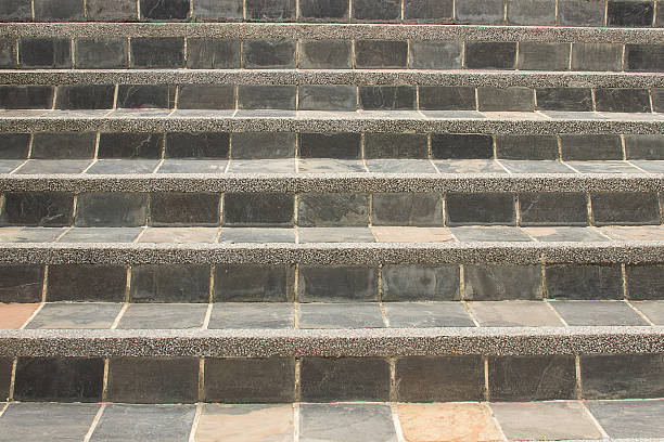 istock Granite stairs steps background - construction detail 488108044