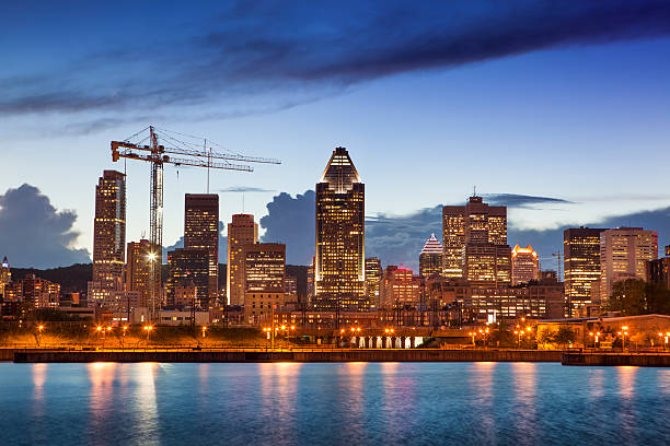 istock City skyline at night, Montreal, Canada 488116953