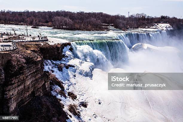 Niagara Falls In Winter Stock Photo - Download Image Now - Horizontal, Nature, Niagara Falls