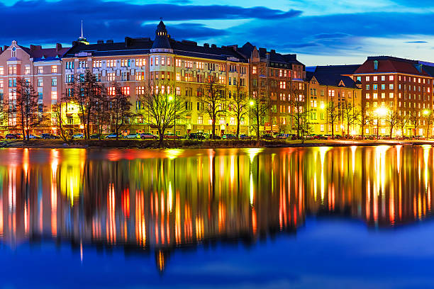 istock Evening scenery of Helsinki, Finland 488119221