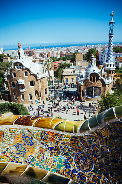 istock Gaudi's Parc Guell in Barcelona 488121037
