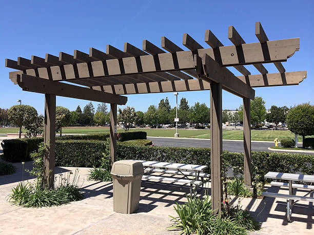istock Portland Wooden Pergola 488121327