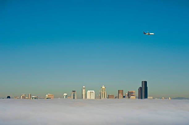 istock Seattle Skyline in the Fog 488122229