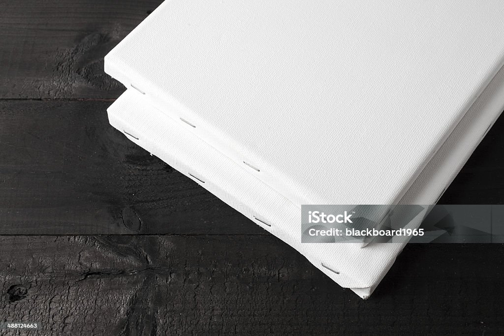 White canvas White blank canvas texture or background in closeup Backgrounds Stock Photo