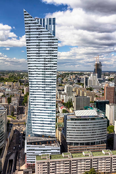 istock Warsaw Aerial View, Poland 488142706