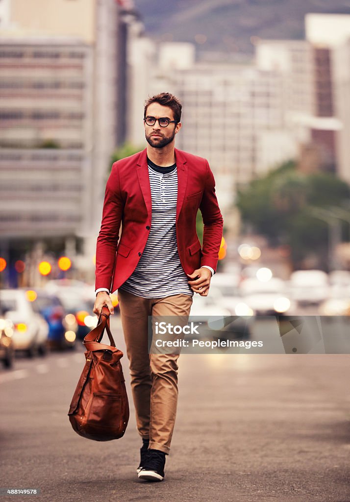 Styled for the city Shot of a handsome young man taking a walk through the cityhttp://195.154.178.81/DATA/i_collage/pi/shoots/784264.jpg Men Stock Photo