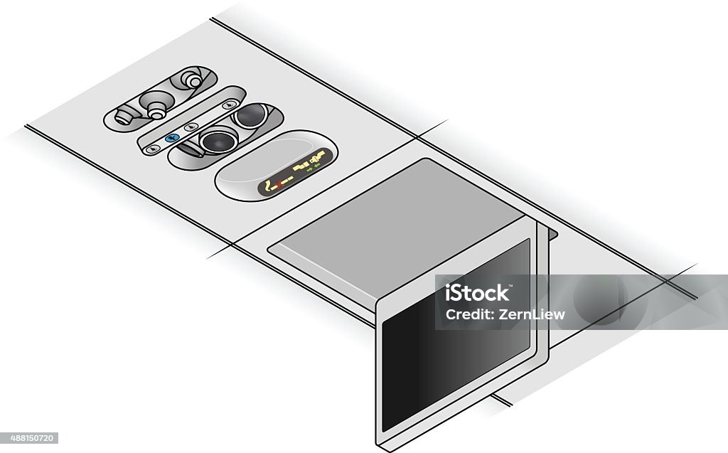 Overhead Controls Aircraft Overhead Controls Stock Illustration - Download Image Now ...