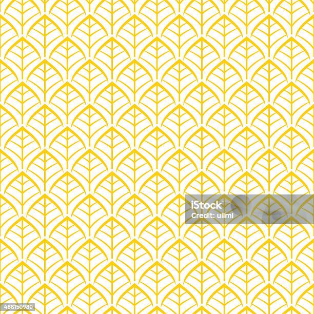 Seamless Pattern Stock Illustration - Download Image Now - Floral Pattern, Backgrounds, Leaf