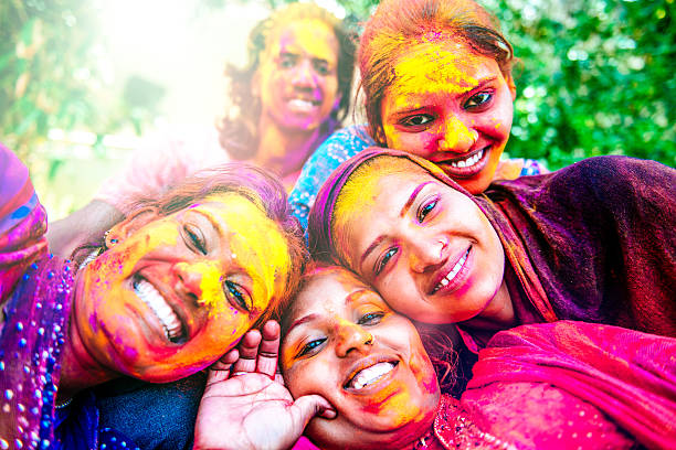 istock Indian Friends Celabrating Holi 488155853