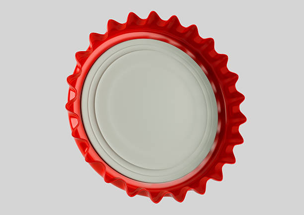 Bottle Cap Back View stock photo