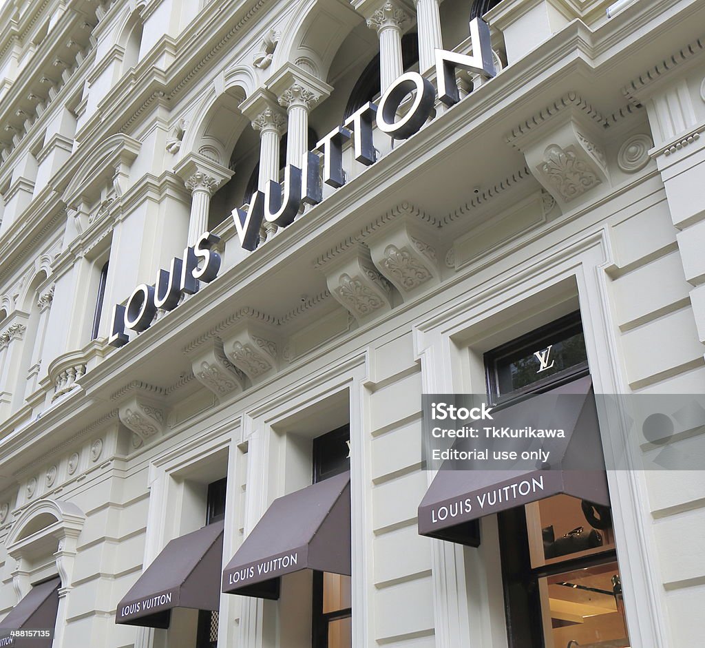Louis Vuitton Shop T Stock Photo - Download Image Now - Australia