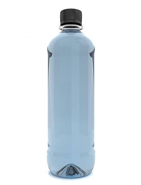 istock Bottles of water isolated on white background 488157179