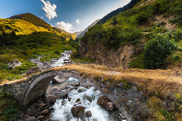 istock Small old and new bridges 488157362