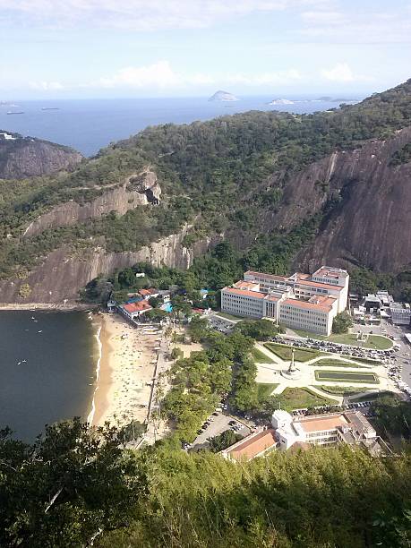 praia vermelha, urca, rio de janeiro, brasilien - urca stock-fotos und bilder