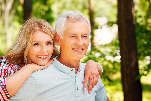 istock Lovely senior couple 488157772