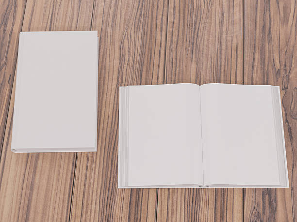 istock Mockup of the book with a white cover 488158084