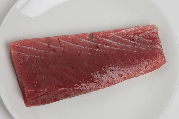 istock Fillet of sashimi for bluefin tuna 488175763