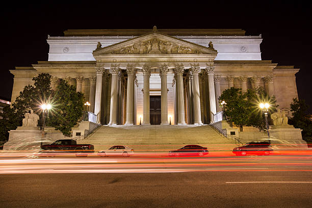 istock National Archives at night USA 488176247