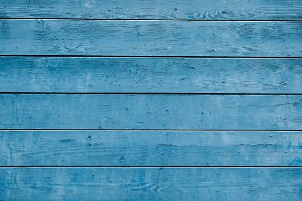 Photo of Weathered blue plank